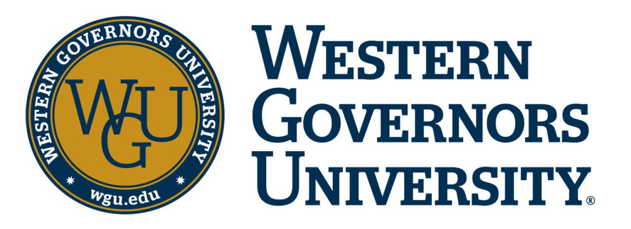 Western governors university programs